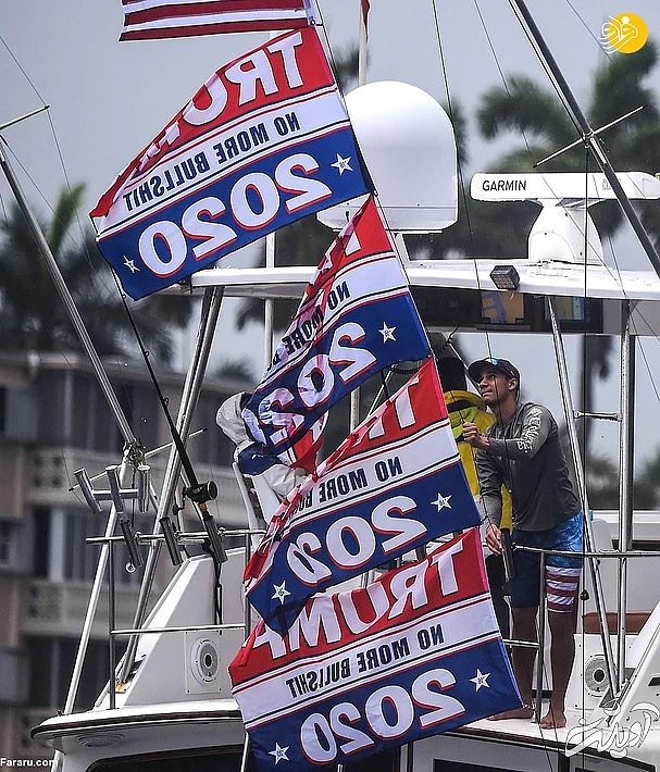 گزارش تصویری دعا برای بهبودی حال دونالد ترامپ